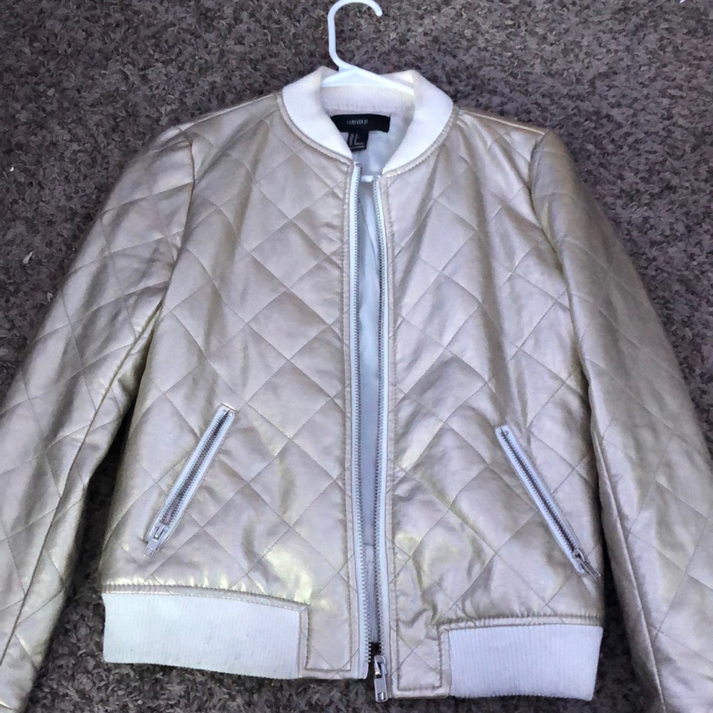 Golden Bomber Jacket